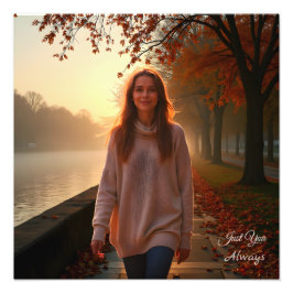 Custom Her Portrait – A Special Gift for Her Fototryck