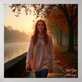 Custom Her Portrait – A Special Gift for Her Poster