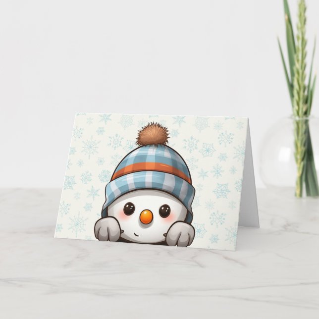 Custom Holiday Greeting Card  Kort (Framsida)