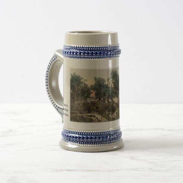 Custom Holy Land Beer Stein Mug Sejdel (Framsida vänster)