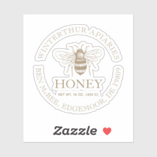 Custom Honey Business Promotional Klistermärken