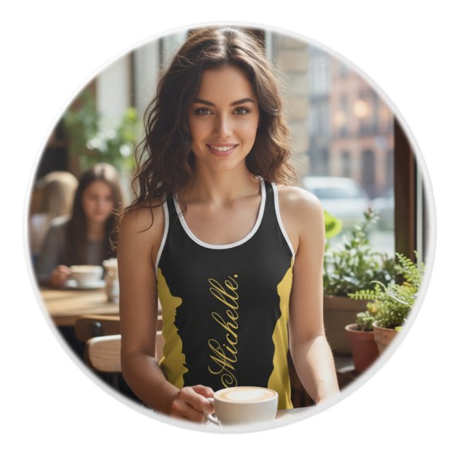 Custom Image Personalized Design Pro Quality Knopp (Framsidan)