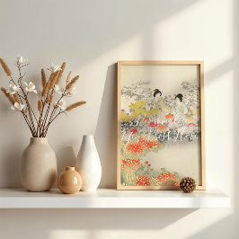 CUSTOM Imperial O-oku Elegant Kimono Print  Poster