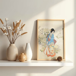CUSTOM Imperial O-oku Elegant Kimono Print  Poster