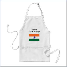 Custom Indian Flag Orange White and Green Förkläde