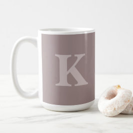 Custom Initial Cozy Coffee Tea Mug Kaffemugg