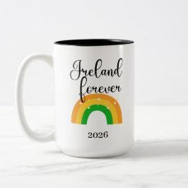 Custom Irish Mug 15 oz two tone Två-Tonad Mugg