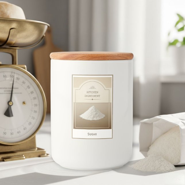 Custom Jar Label Set Smart Organization for Spices Mat Etikett (Skapare uppladdad)