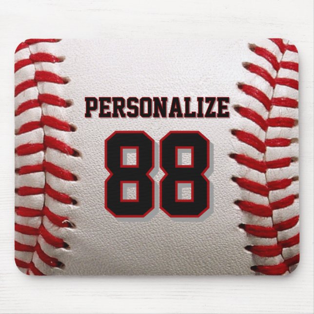 Custom Jersey Number & Name Baseball Player Design Musmatta (Framsidan)
