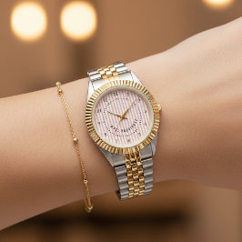 Custom Just Married Watch Gift for Husband & Wife Armbandsur