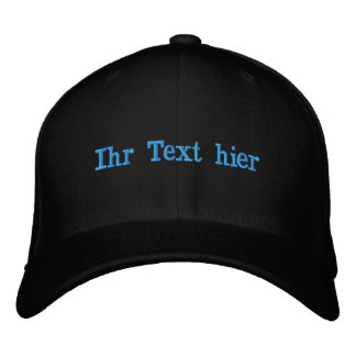 custom kappe besticken mit text broderad keps