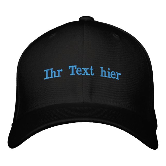custom kappe besticken mit text broderad keps (Framsida)