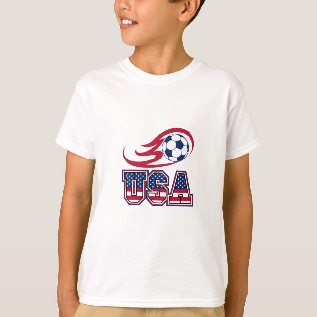 Custom Kids’ Football Tee – Name & Number  (Framsida)