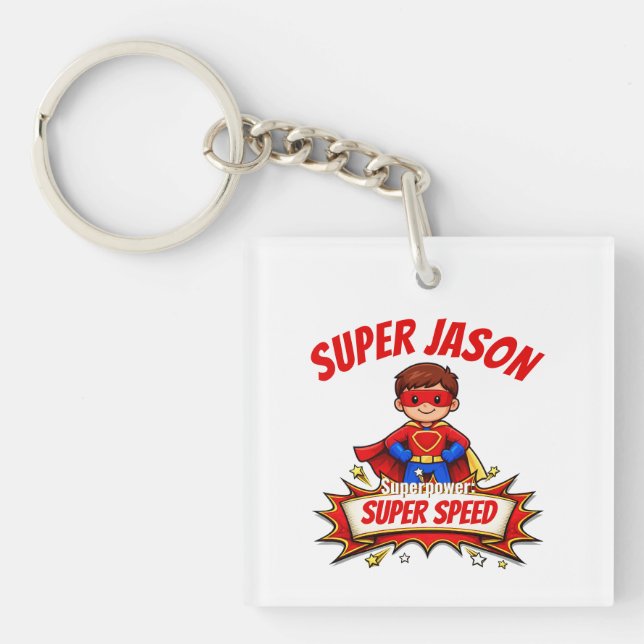 Custom Kids Superhero Name & Superpower (Framsidan)