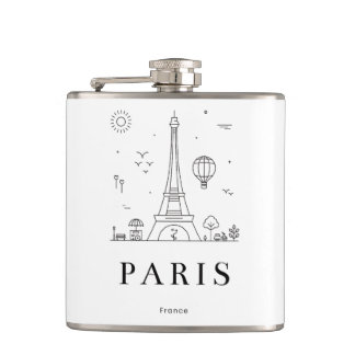 Custom Liquor Flask – Personalized Vinyl Flask for Fickplunta