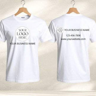 Custom Logo Business Company Technician Employee T Shirt