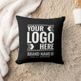 Custom Logo, Business or Brand Logo Personalized  Kudde