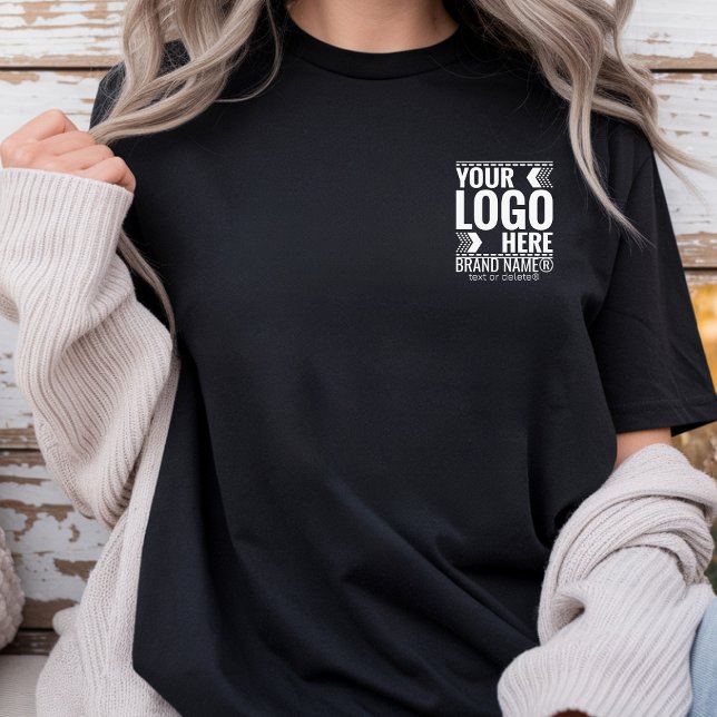 Custom Logo, Business or Brand Logo Personalized  T Shirt (Skapare uppladdad)
