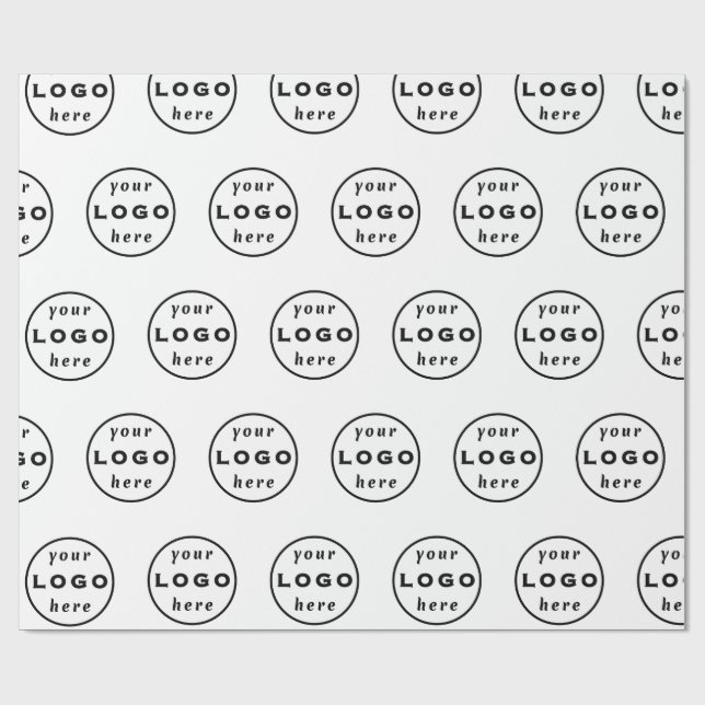 Custom Logo Business Wrapping Paper | Branded Gift Presentpapper (Platt)