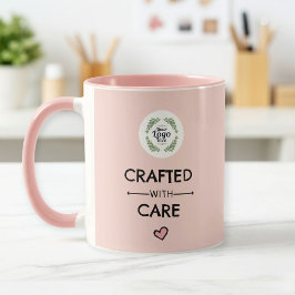 Custom Logo Ceramic Mug  - Personalized Drinkware  Mugg