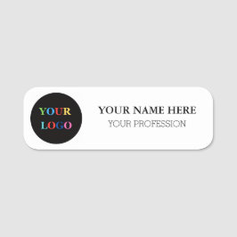 Custom Logo Employee magnetic and safety pin Namnbricka