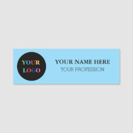 Custom Logo Employee magnetic and safety pin Namnbricka