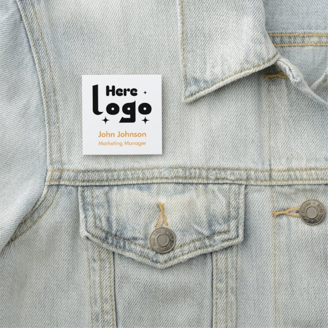 Custom Logo Employee Magnetic Namnbricka (På plats)