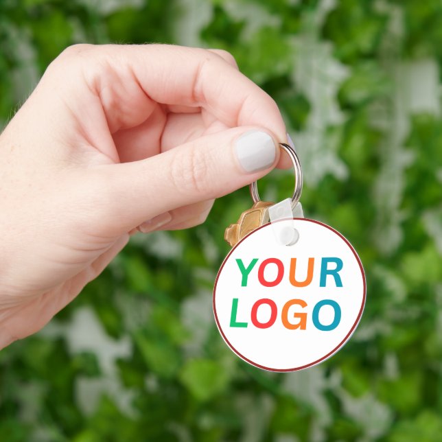 Custom Logo Keychain for Business Branding Nyckelring (Hand)