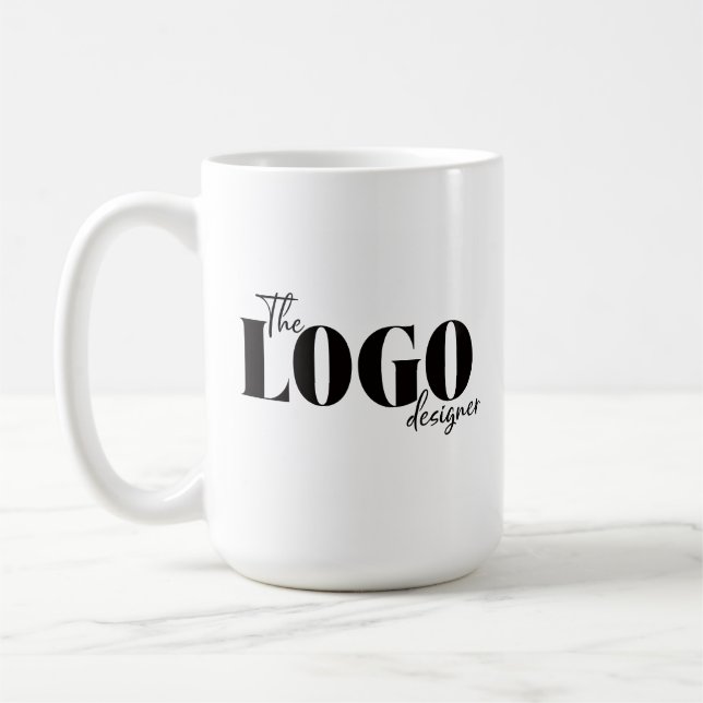 Custom Logo Mug Branded Client Gift Company Swag Kaffemugg (Vänster)