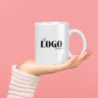 Custom Logo Mug Branded Client Gift Company Swag Kaffemugg