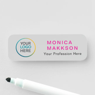 Custom  Logo Name Tag Namnbricka