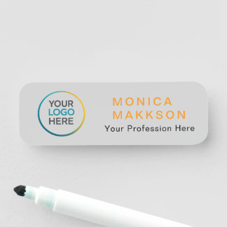 Custom  Logo Name Tag Namnbricka