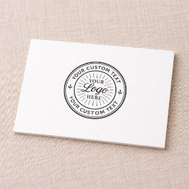 Custom Logo Personalized Business Branding Seal Tack Kort