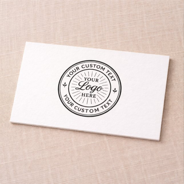 Custom Logo Personalized Business Branding Seal Visitkort (Skapare uppladdad)