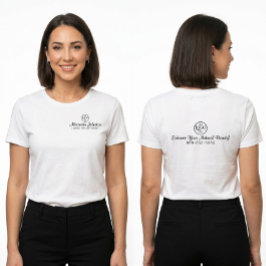 Custom Logo Professional Lash Makeup Artist T Shirt
