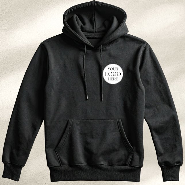 Custom Logo Small Business Employee Worker Simple Hoodie (Skapare uppladdad)