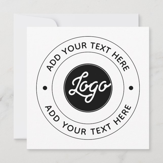📝 Custom Logo & Text Personalized Business Event (Framsida)