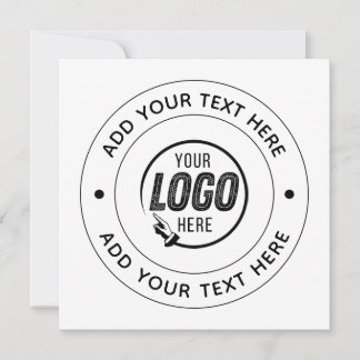 📝 Custom Logo & Text Personalized Business Event