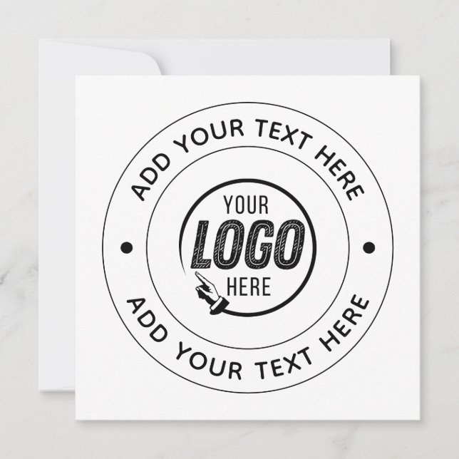 📝 Custom Logo & Text Personalized Business Event (Framsida)
