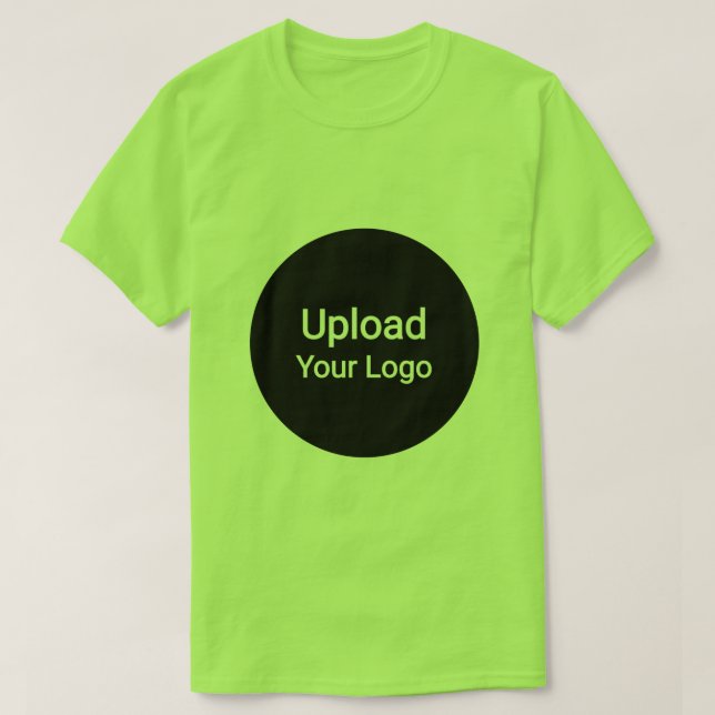 Custom Logo Upload | Personalized Business T Shirt (Design framsida)