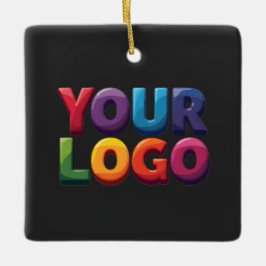 Custom Logo|Upload Your Logo | Business & Brand  Julgransprydnad Keramik