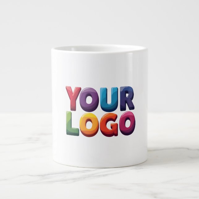 Custom Logo – Upload Your Logo | Business & Brand  Jumbo Mugg (Framsidan)