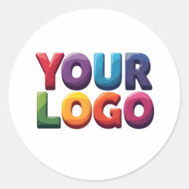 Custom Logo|Upload Your Logo | Business & Brand  Runt Klistermärke