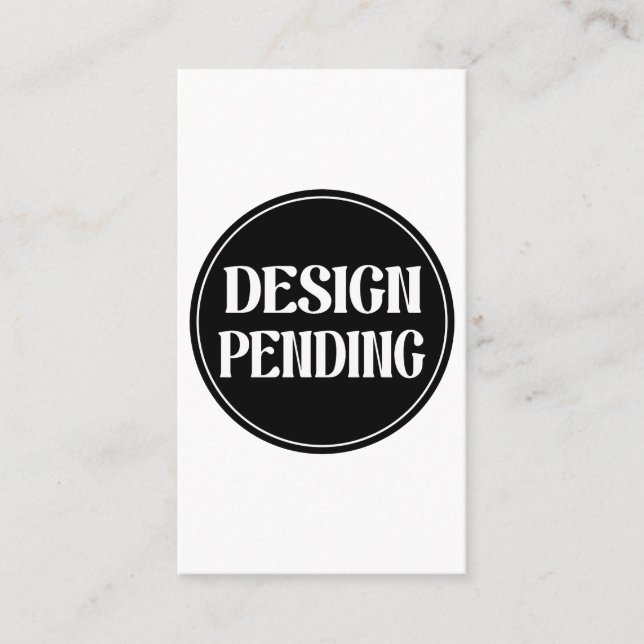 Custom-made, artistic, elegant visitkort (Framsida)