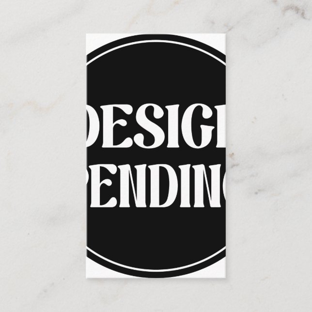 Custom-made, artistic, elegant visitkort (Framsida)