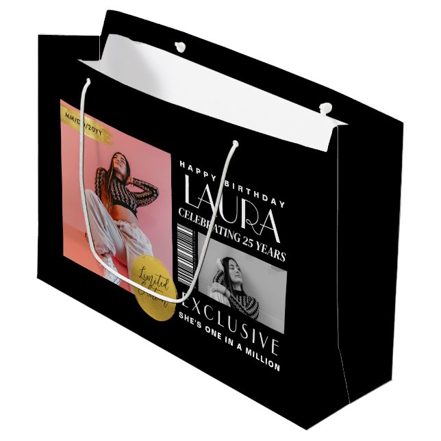 Custom Magazine Cover Modern Birthday Fashion (Framsidan Vinklad)