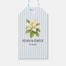 Custom Magnolia Painting Nautical Stripe Wedding