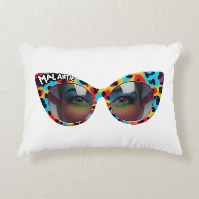 Custom MAL ANTIE / Crazy Aunt Afrikaanse Humor Prydnadskudde (Framsidan)