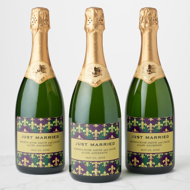 Custom Mardi Gras Retirement Party (Flaskor)