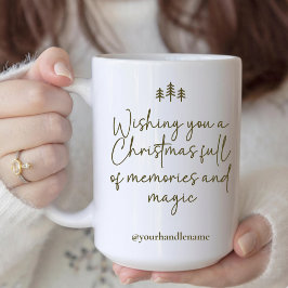 Custom Merry Christmas Mug for Friends & Coworkers Kaffemugg